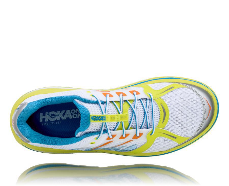 Running Shoes Mens - Hoka One One Bondi B - White - LNCQZBH-30